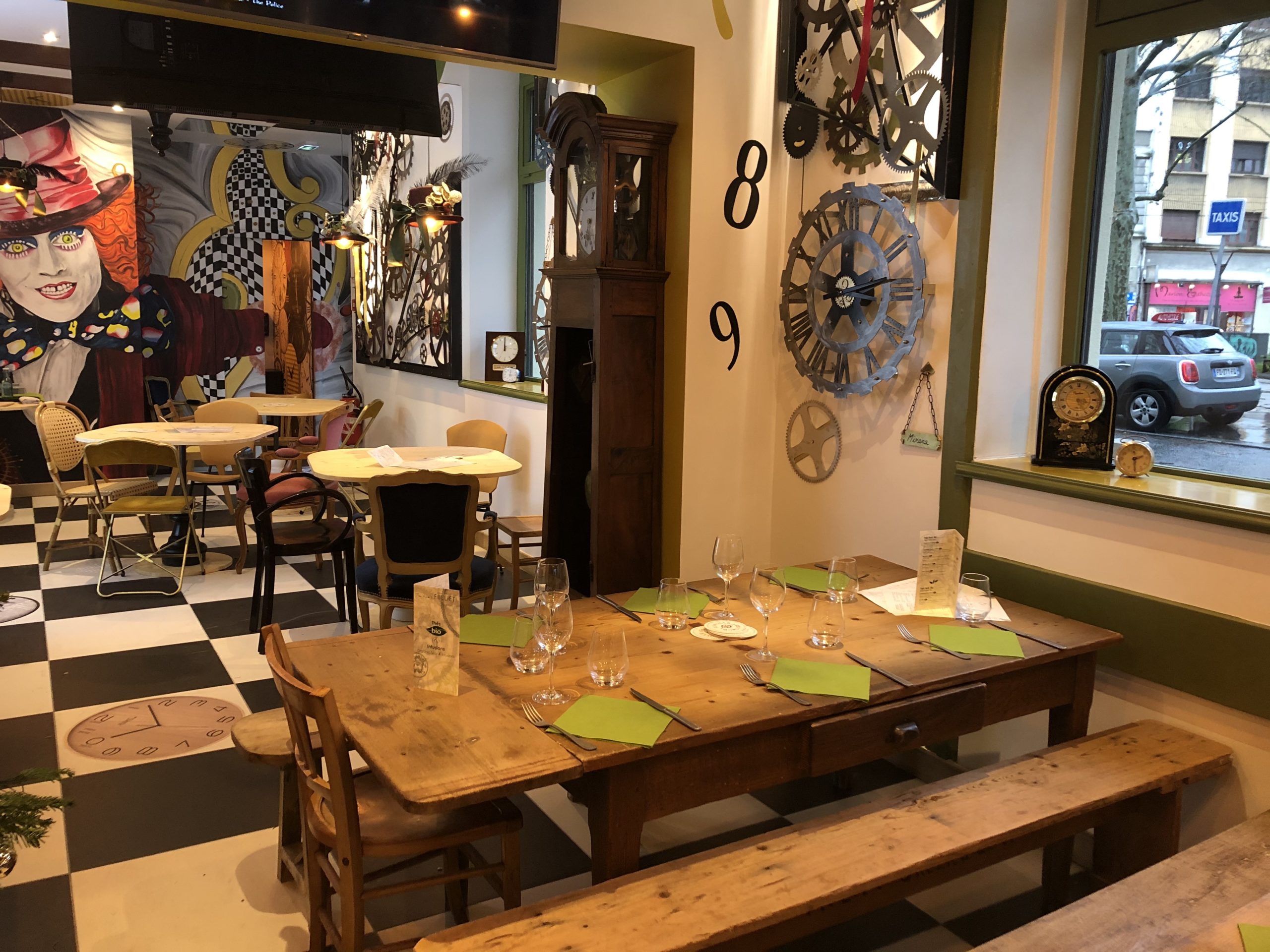 La folle Horloge, bar, Lyon 3,Pauline Rudolf, Architecte d'intérieur, région de Lyon