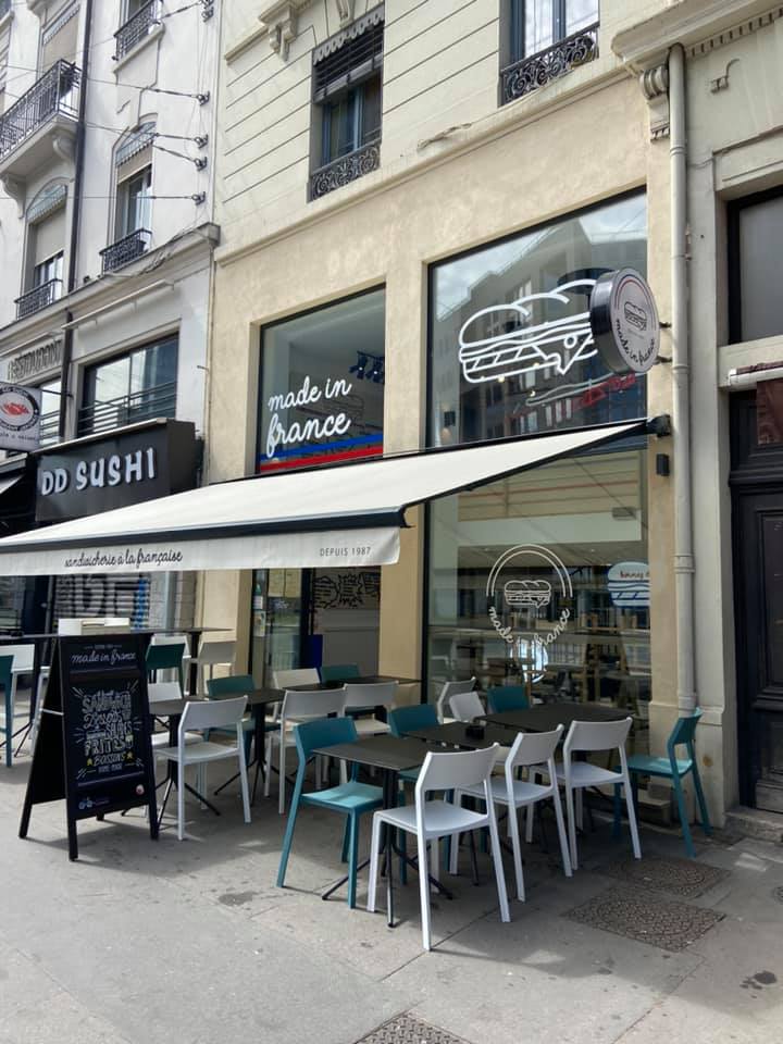 Pauline Rudolf Les Paupiettes, aménagement surface commerciale, restaurant snack Made in France Lyon
