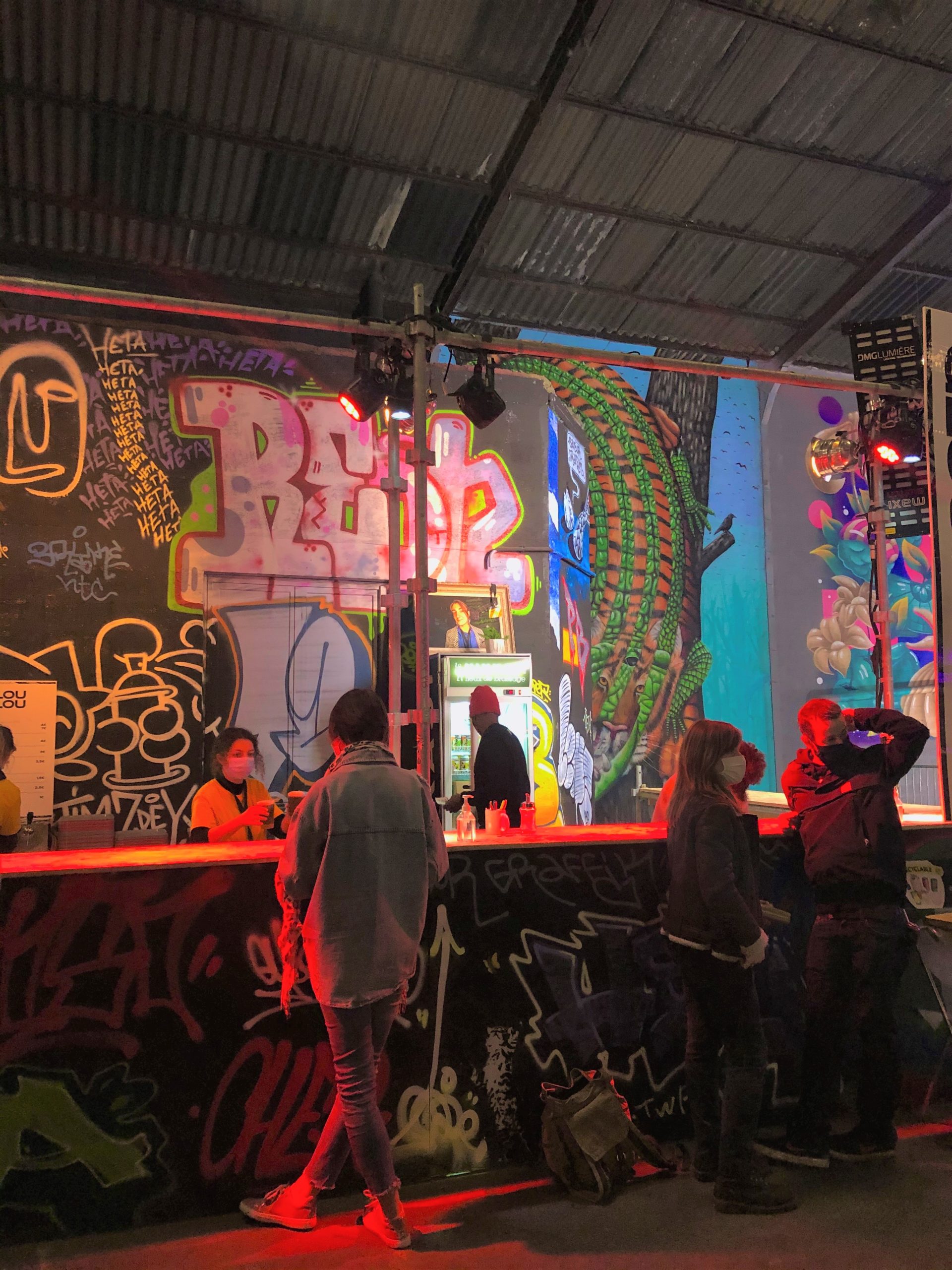 Festival peinture fraiche halle debourg sortie culturelle les paupiettes architectes d'intérieur
