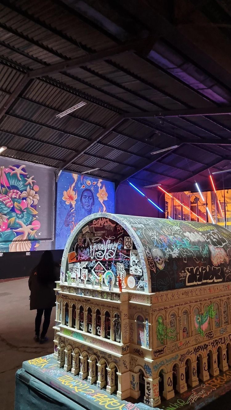Festival peinture fraiche halle debourg sortie culturelle les paupiettes architectes d'intérieur