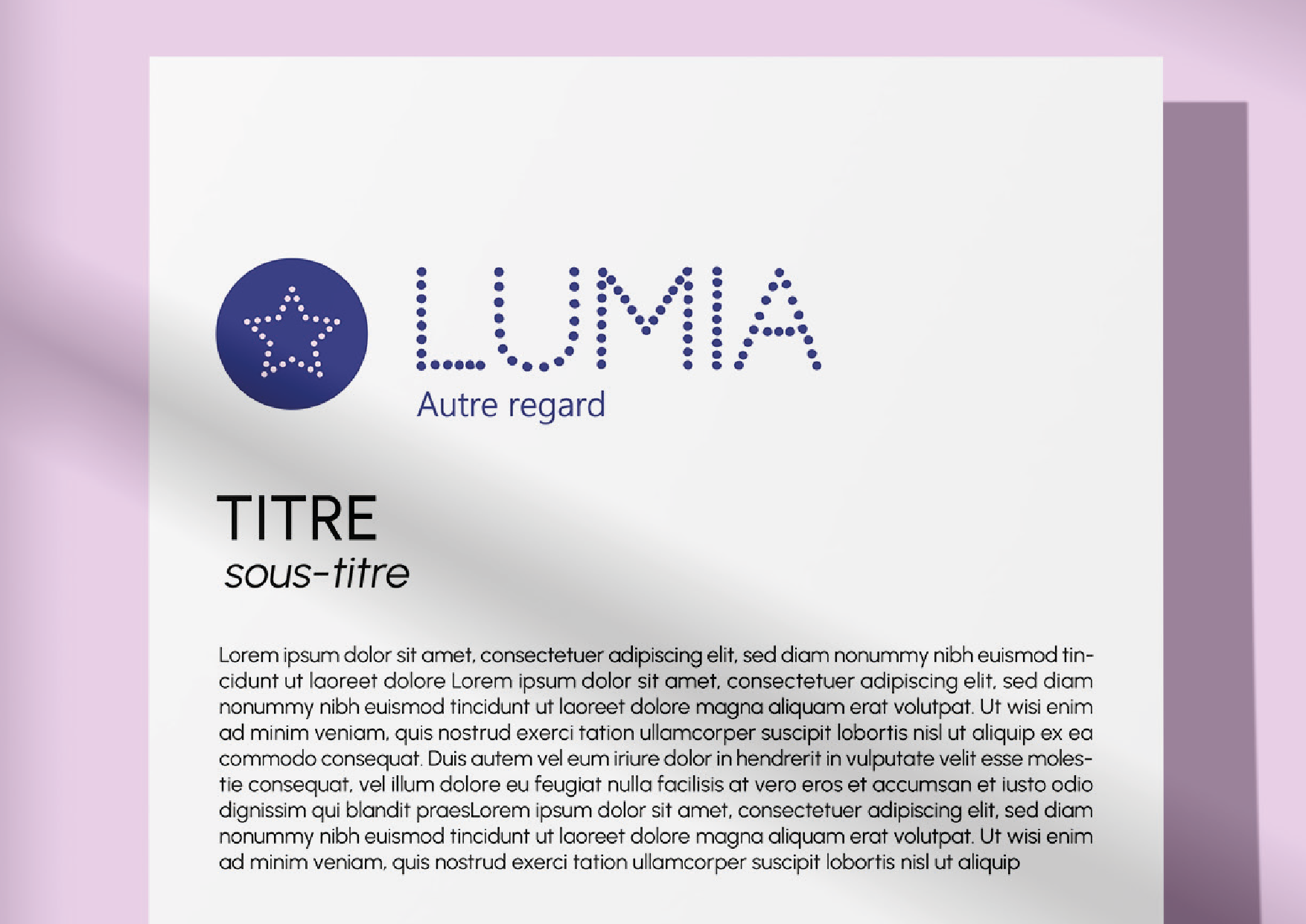 SARL Pauline RUDOLF les Paupiettes graphisme feng shui bien être lumia design logo charte graphique lyon caluire et cuire