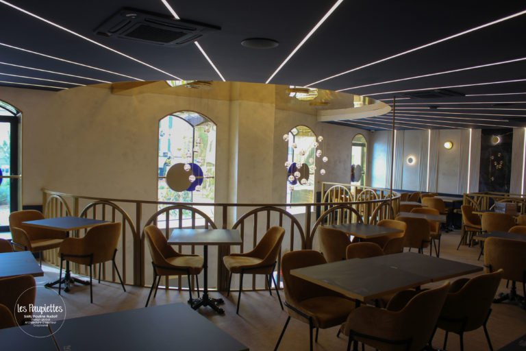 SARL PAULINE RUDOLF Architecture interieur graphisme design globale restaurant brasserie LA ROTONDE Tassin