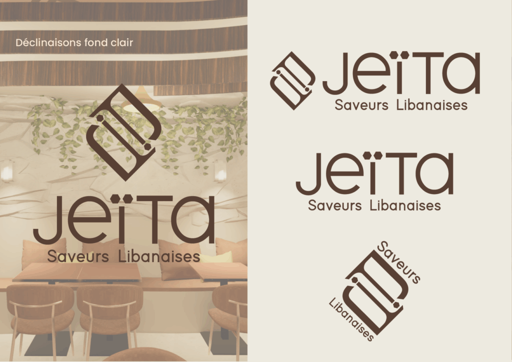 Jeita sarl pauline rudolf architecture graphisme restaurant libanais