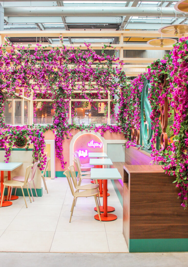 SARL Les Paupiettes Pauline Rudolf architecture interieur graphisme Sesam by litani centre commercial la part-dieu westfield restaurant libanais sur place a emporter