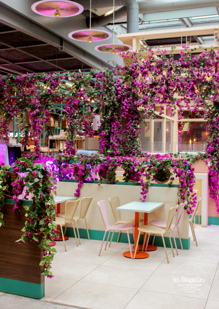 SARL Les Paupiettes Pauline Rudolf architecture interieur graphisme Sesam by litani centre commercial la part-dieu westfield restaurant libanais sur place a emporter