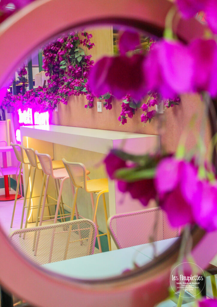 SARL Les Paupiettes Pauline Rudolf architecture interieur graphisme Sesam by litani centre commercial la part-dieu westfield restaurant libanais sur place a emporter