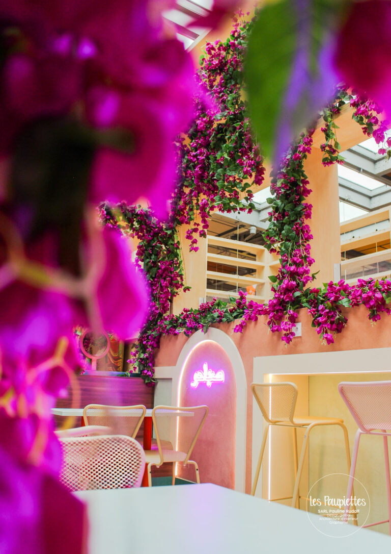SARL Les Paupiettes Pauline Rudolf architecture interieur graphisme Sesam by litani centre commercial la part-dieu westfield restaurant libanais sur place a emporter