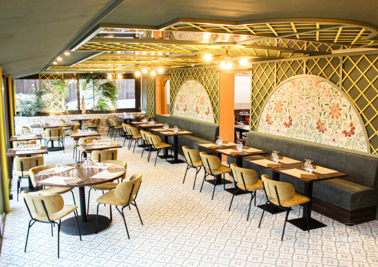 SARL Pauline Rudolf Les paupiettes architecture intérieure graphisme restaurant hotel la ville borgo champagne aux mont d'or lyon