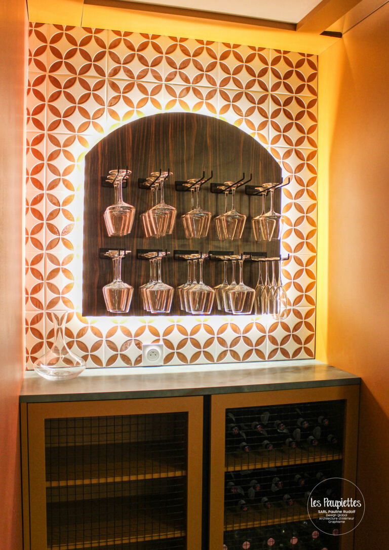 SARL Pauline Rudolf Les paupiettes architecture intérieure graphisme restaurant hotel la ville borgo champagne aux mont d'or lyon