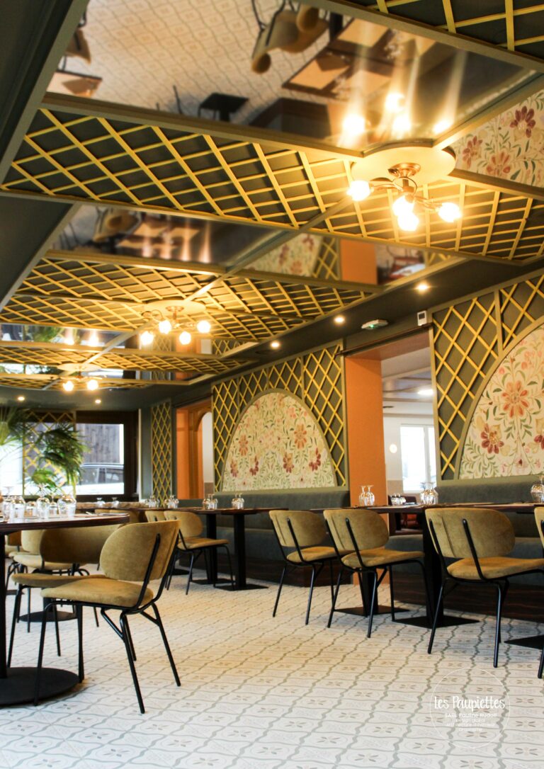 SARL Pauline Rudolf Les paupiettes architecture intérieure graphisme restaurant hotel la ville borgo champagne aux mont d'or lyon