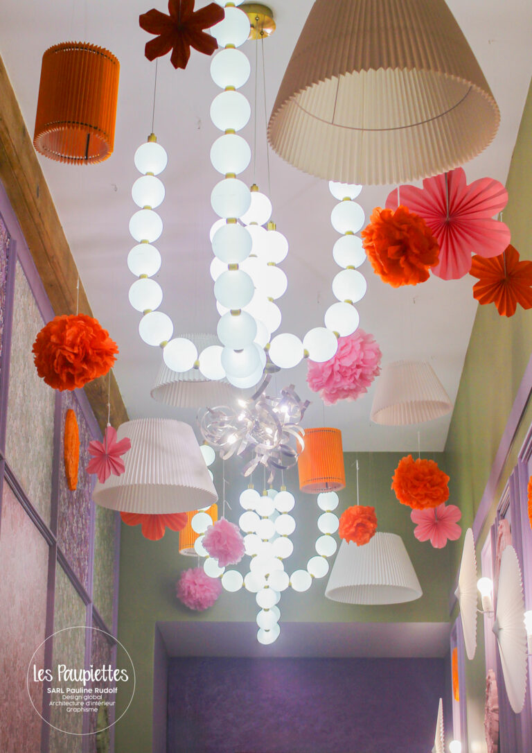 SARL PAULINE RUDOLF les Paupiettes architecture intérieure graphisme sous le balcon croix rousse restaurant