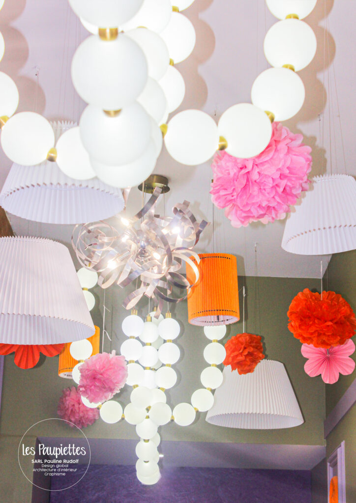 SARL PAULINE RUDOLF les Paupiettes architecture intérieure graphisme sous le balcon croix rousse restaurant