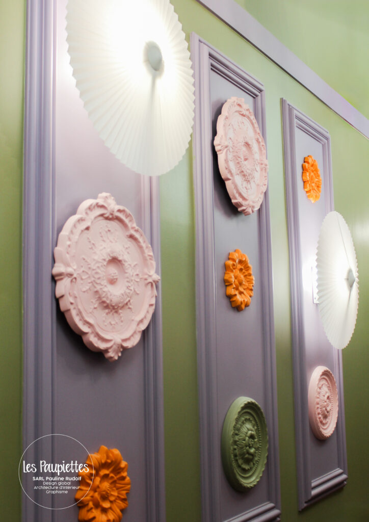 SARL PAULINE RUDOLF les Paupiettes architecture intérieure graphisme sous le balcon croix rousse restaurant