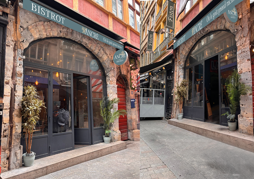 SARL Pauline Rudolf - les Paupiettes - graphisme charte graphique Ancré restaurant bistrot lyon