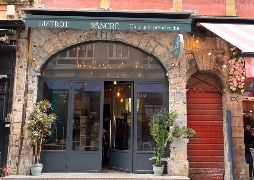 SARL Pauline Rudolf - les Paupiettes - graphisme charte graphique Ancré restaurant bistrot lyon