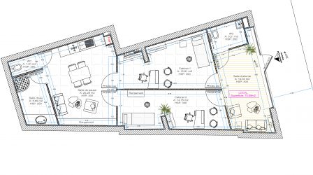 Plan architecte, Pauline Rudolf, architecte d’intérieur Lyon France Plan architecte, Pauline Rudolf, architecte d'intérieur Lyon France