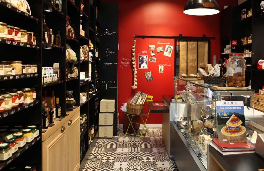 Projet Naturalmente Italiano Traiteur Epicerie Lyon6, Pauline Rudolf, architecte d'intérieur Lyon France